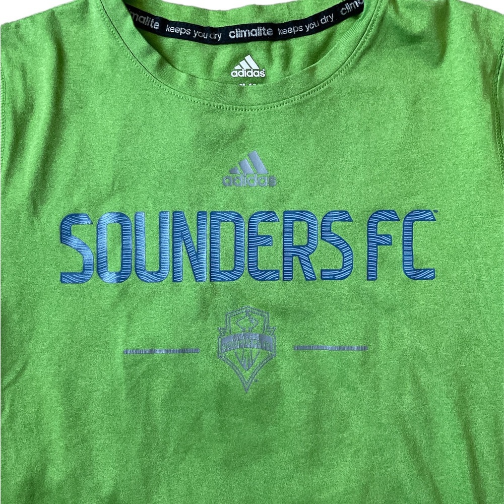 Sounders FC Boys’ Adidas Tee 10/12